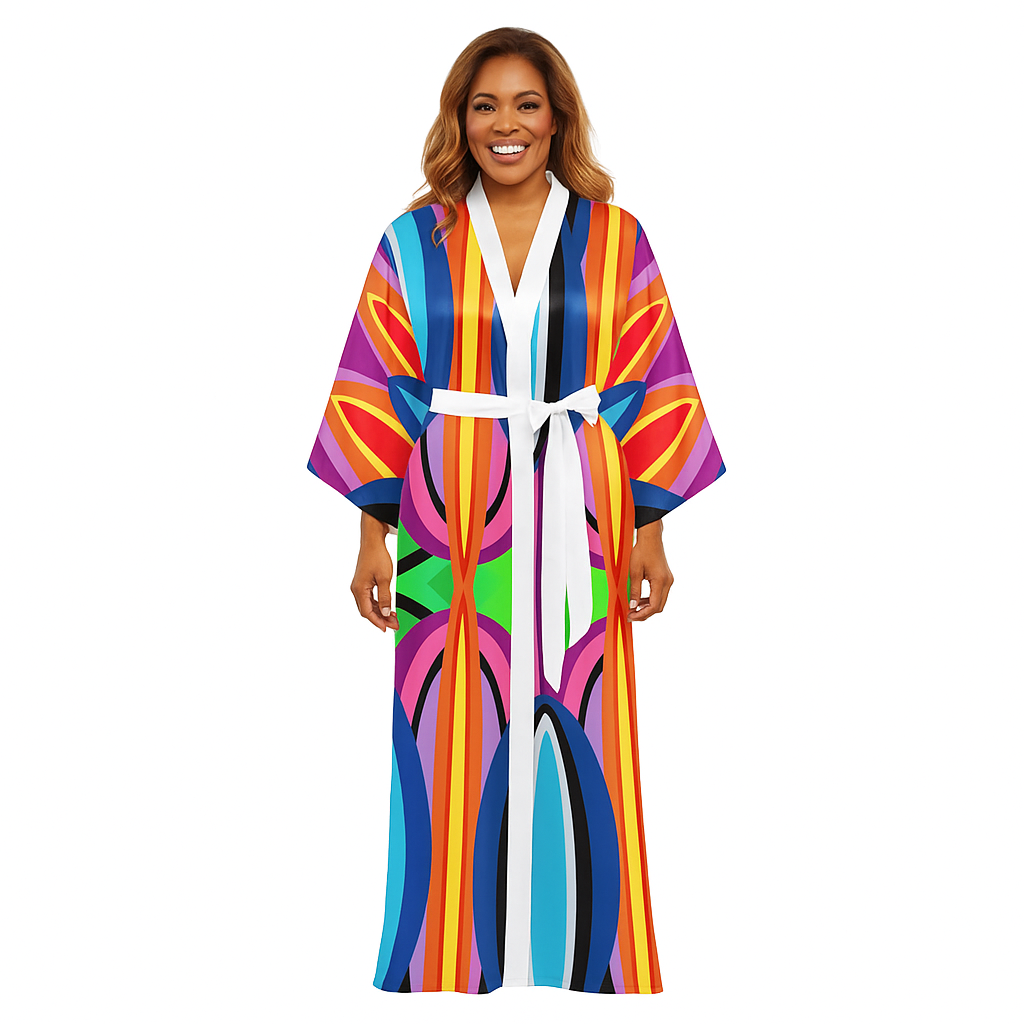 ABEILLE CREATIONS- Queen Félicité- Long Kimono Robe