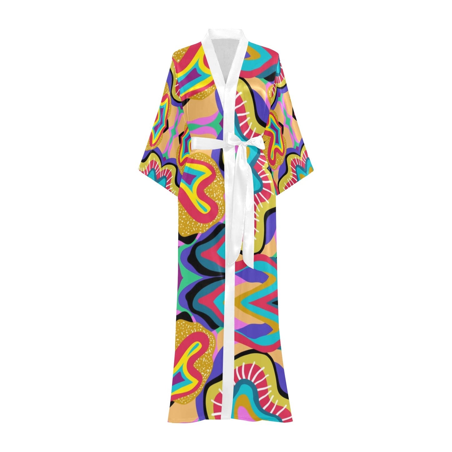 ABEILLE CREATIONS- Queen Cleopatra -Long Kimono Robe